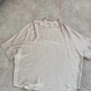 Zara Satin Cream Women's Top